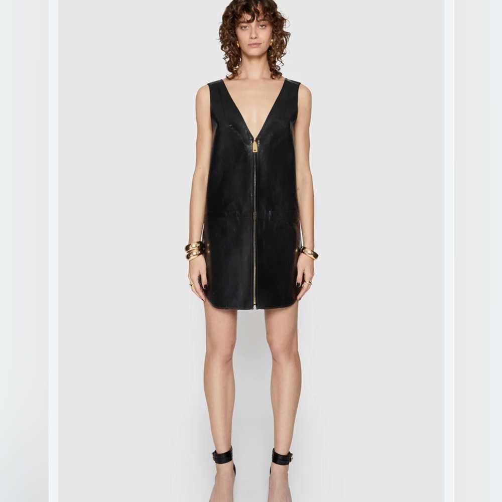 New Rebecca Minkoff real leather mini dress!